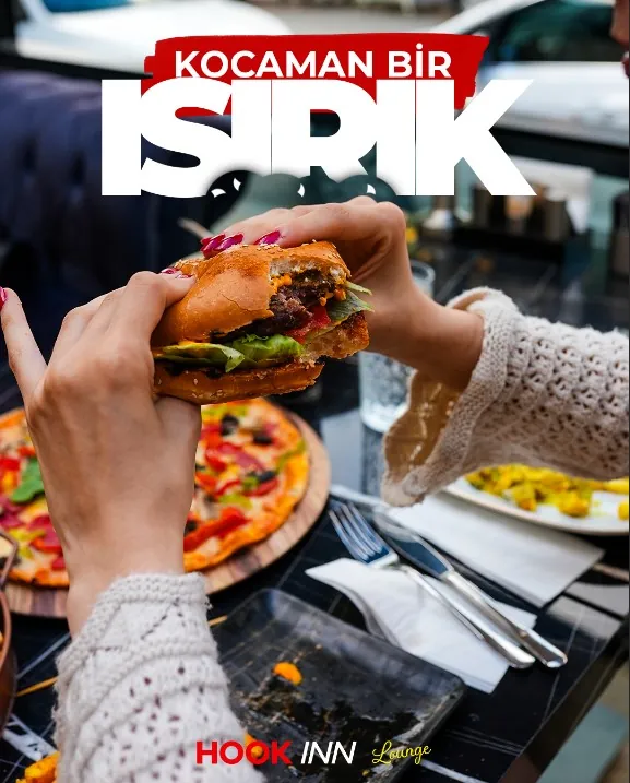 Ev yapımı burger, kocaman bir ısırık